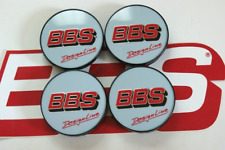 New Bbs Design Line White Red Logo 56mm Center Cap Emblems