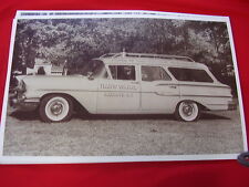 1958 Chevrolet Station Wagon Maywood Nj Traffic Control 11 X 17 Photo  Picture