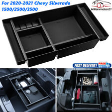 Center Console Armrest Storage Box For Chevy Silverado 1500 2500 3500 2020-2021
