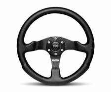 Momo Competition Steering Wheel Black Leather 350mm Momo Hub Adapter For Jeep