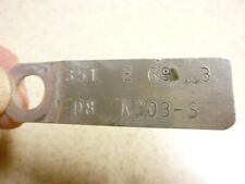 1969 Ford 351w 2v Engine Tag - Date Code D8 - Used Original