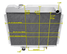 Super Champion 3 Row All Aluminum Radiator For 1965 1966 Ford Galaxie V8 Engine