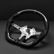 Real Carbon Fiber Flat Customized Sport Steering Wheel Bmw F10 528i Wheatde Oem