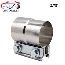 2.75inch Lap Joint Exhaust Band Clamp Muffler Sleeve Coupler Stainless Steel