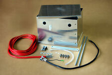 Complete Aluminum Battery Box Relocation Kit Universal Polished Billet Race Pc