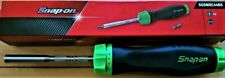 New Snap-on Green Ratcheting Screwdriver Sgdmrc44bg Green Soft Handle Nib