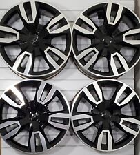 Chevy Truck Van Suv Factory Oem Black And Machined 22 Alloy Wheels Rims 5821
