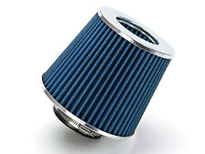 2.5 Blue Performance High Flow Cold Air Intake Cone Replacement Dry Filter