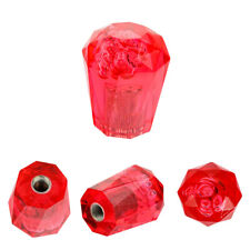 Jdm 60mm Red Diamond Crystal Bubble Shift Knob Manual Gear Shifter Universal