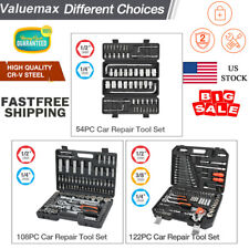 Valuemax 12210854 Pc 12 14 38 Dr Torque Socket Wrench Set Ratchet Socket
