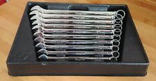 Snap On Tools 10 Pc Metric Standard Length 12 Pt Combination Wrench Set Oexm710b