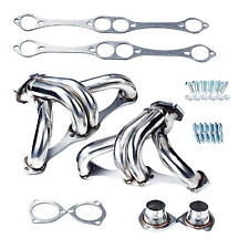 For 283-400 Small Block Chevy Street Rod Sbc Stainless Shorty Hugger Headers