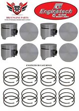 Enginetech Pistons With Cast Rings Fits Chrysler Dodge 383 V8 59-71 030 040 060