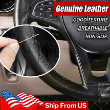 15 Diy Steering Wheel Cover Genuine Leather For 2005-2009 Ford Mustang New