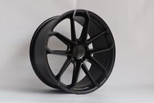 22 Staggered Rims 5x130 Satin Black Wheels Porsche Style For Panamera