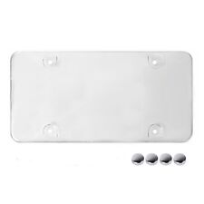 Clear License Plate Tag Frame Cover Bubble Shield Protector For Auto-car-truck