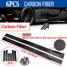 86.6 Carbon Fiber Side Skirt Extension Panel Splitter Lip For Bmw E90 E92 325i