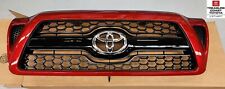 New Oem Toyota Tacoma Sport 05-2012 Barcelona Red 3r3 Painted Honeycomb Grille