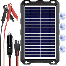 Upgraded 7.5w Solar Battery Trickle Charger Maintainer 12v Portable Solar Panel