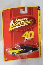 Johnny Lightning 40 Years 1965 Chevy Impala Ss Black W Flames 164 Diecast Car