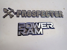 1985 Dodge Ram Pickup Prospector  Power Ram Emblems