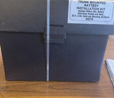 Mr Gasket 6279 Battery Box Kit Trunk Mounted