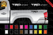 Trd Sport Decals Toyota Tundra Tacoma Truck Bed Vinyl Stickers X2 2012-2020