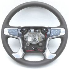 Oem Silverado Sierra 2500 3500 Steering Wheel Cocoa Leather With Crash Alert