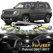 8x For Jeep Patriot 2007-2016 White Led Interior Dome Map Lights Package Kit