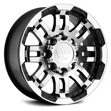 Vision 375 Warrior Wheels 18x8.5 25 6x135 87.1 Black Rims Set Of 4