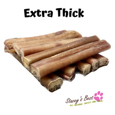 6 Inch Extra Thick Bully Sticks For Dogs Premium Dog Chew 5 Count