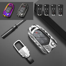 Zinc Alloy Flip Key Cover Case Remote Fob 5 Buttons For Chevrolet Cruze Buick Gm