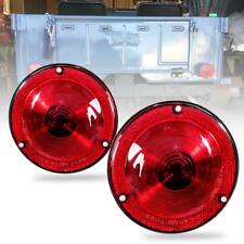 For 1945-1975 Jeep Willys Cj3 Cj5 Rear Combination Tail Light Red