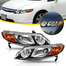 For 2006-2011 Honda Civic 4-door Sedan Headlights Assembly Replacement Headlamps