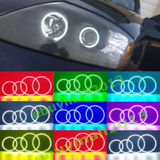 Bt Rgb Halo Ring For Hyundai Sonata 02-05 I30 08-11 Tiburon 03-06 Angel Eyes Drl