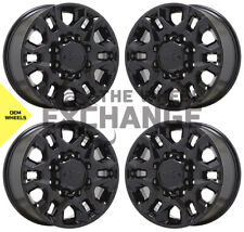Exchange 18 Chevrolet Silverado 2500 3500 Black Wheels Rims Factory Oem 5959 -