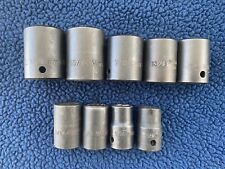 Williams 9-piece 12pt 12 Drive Impact Socket - Made In Usa
