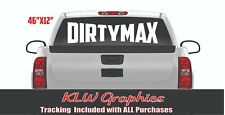 Dirtymax Duramax Turbo Diesel Truck 6.6 1500 2500 Crew Cab Funny Stacks Soot