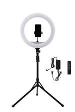 18-inch Led Ring Light Adjustable 63-inch Tripod Stand With Phone Stand