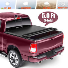 5ft Soft Tri-fold Truck Bed Tonneau Cover For 05-15 Toyota Tacoma Waterproof
