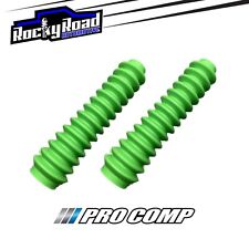 Pro Comp Lime Green Universal Shock Absorber Dust Boot Boots 2 X 11 Pair