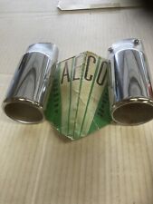 Vintage Chrome Exhaust Tips Pair 2 X 5 12 Aeco 2 14 At Oval Custom