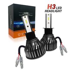 2pcs H3 Led Headlight Fog Light Bulb Conversion Kit Super Bright White 6500k