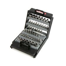 Household 53-piece Socket And Bit Set With Mini Ratchet
