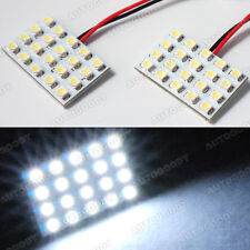 2 X White Led Panel 20-smd Dome Map Door Light Super Bright 31