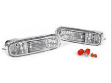 Depo Crystal Clear Front Bumper Signal Lights For 1997-1998 Toyota Supra Mk.4
