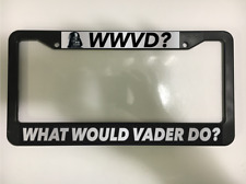 What Would Vader Do Star Wars Darth Vader Black License Plate Frame New