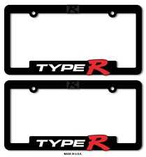 Type-r License Plate Frames Honda Civic Acura Integra 3d Letter Type R Typer