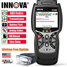 Innova 6100p Obd2 Scanner Oil Reset Batteryalternator Test Car Diagnostic Tool