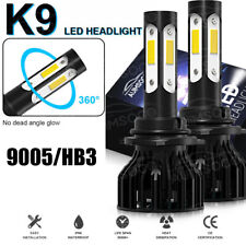 For 1999-2014 Acura Tl Combo 9005 High Beam Led Headlight Bulbs 6000k White Kit